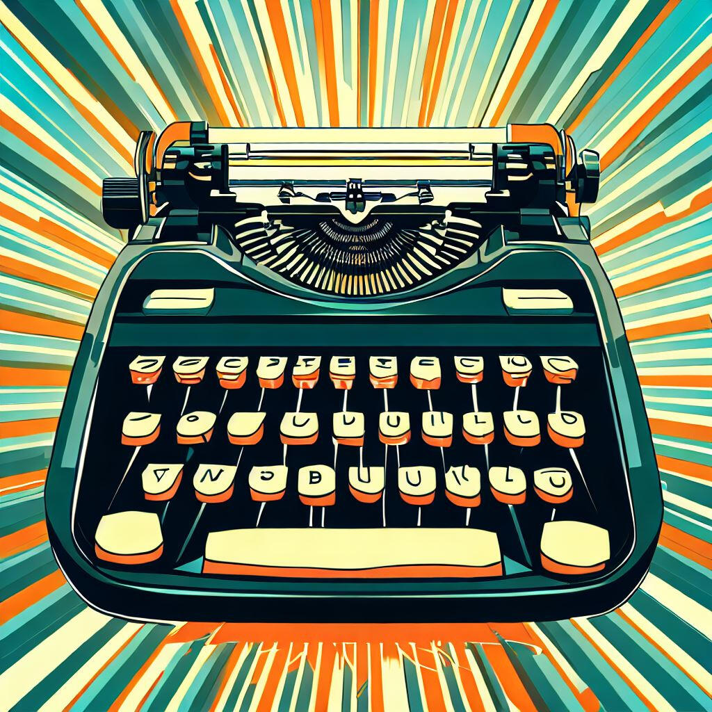 Typewriter AI-generated typewriter.